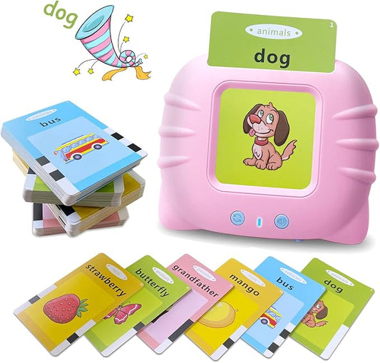 Toddler Talking Flash Cards Reader – Educational Toy (Rechargeable)