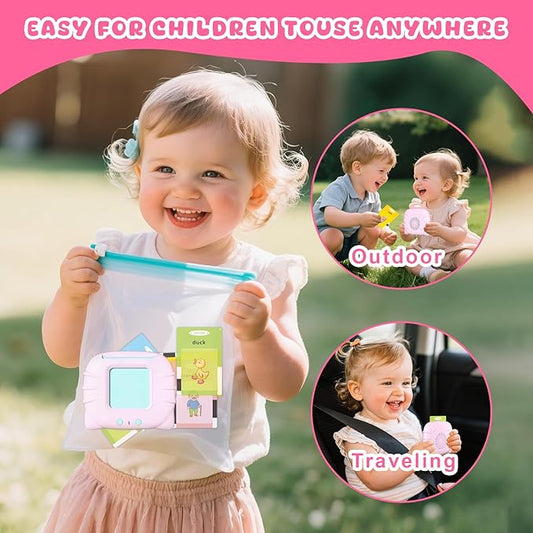 Toddler Talking Flash Cards Reader – Educational Toy (Rechargeable)