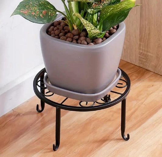 Modern Metal Plant Stand - Indoor Outdoor Flower Display Rack